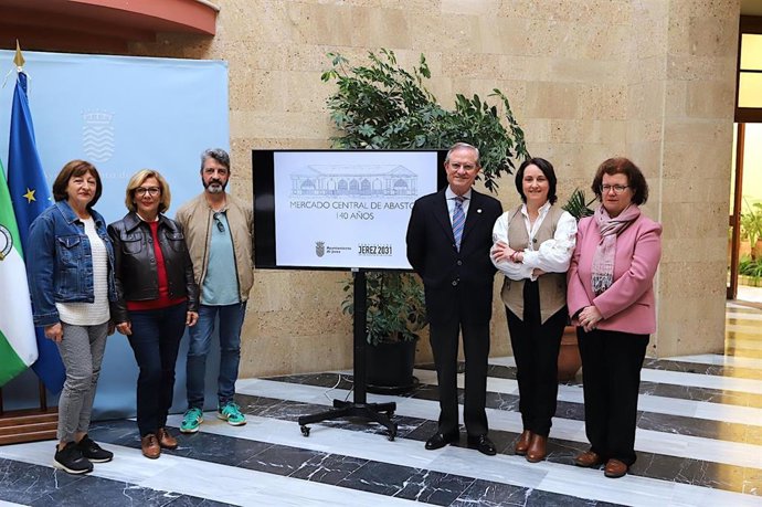 Presentación de los actos por el 140 aniversario del Mercado de Abastos de Jerez.