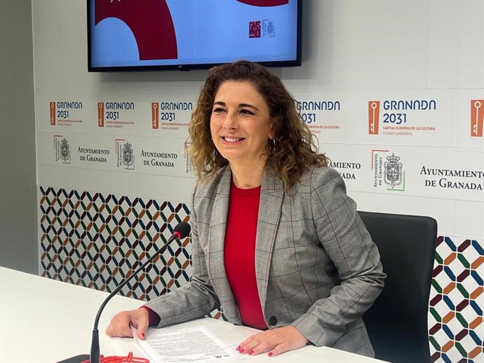 La viceportavoz del PSOE en el Ayuntamiento de Granada Raquel Ruz