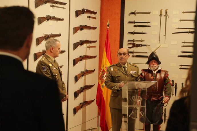 Presentación de la exposición "De Pavía a Breda, 100 años de preeminencia de los Tercios españoles en Europa'