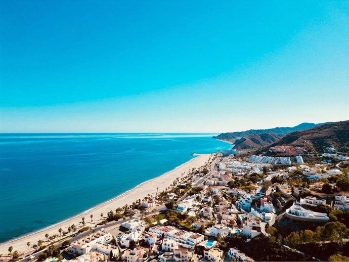 Playa de Mojácar (Almería).