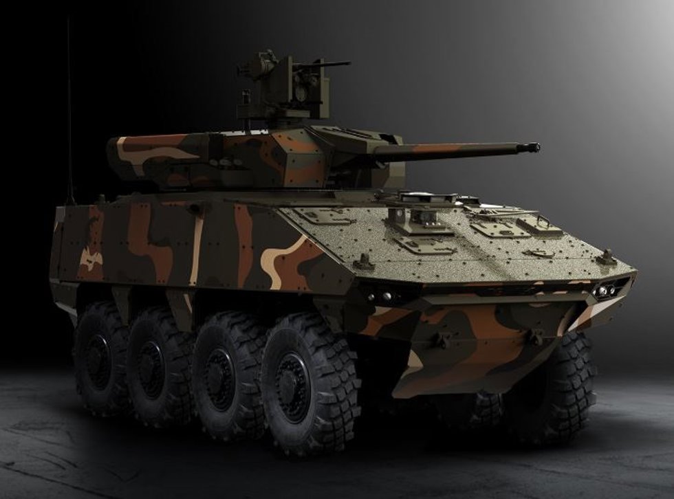 Blindado militar tipo 8x8 modelo Filoctetes