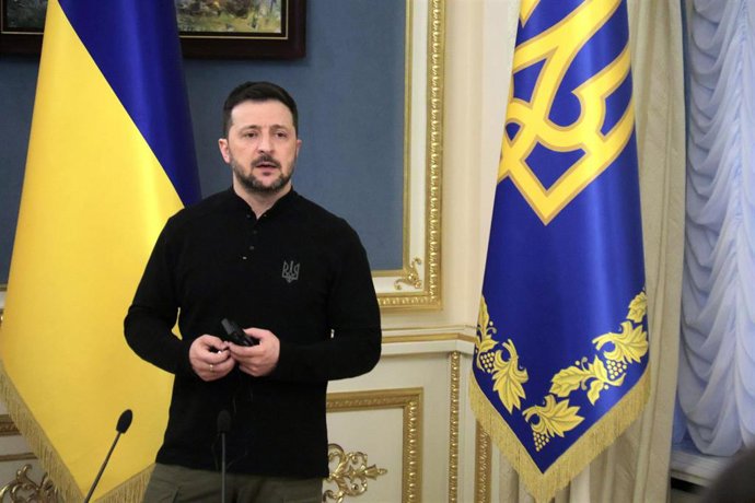 El presidente de Ucrania, Volodimir Zelenski