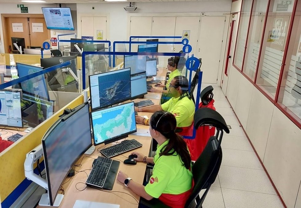 Sala operativa del 112 Canarias