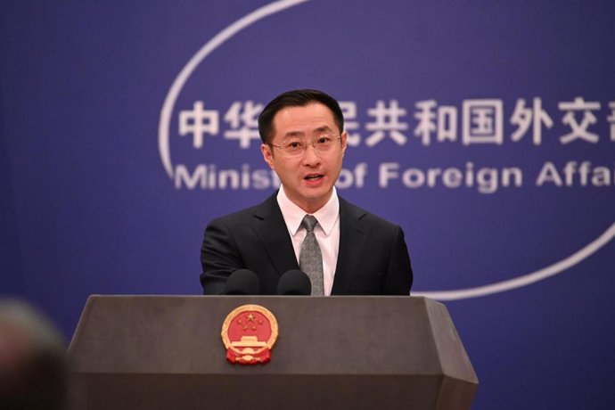 Archivo - Lin Jian, portavoz del Ministerio de Exteriores de China.