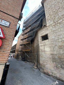 Obras paralizadas por el Ayuntamiento de Jaén en la iglesia de Santo Domingo