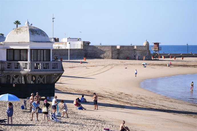 Archivo - Vista de La Caleta de Cádiz.