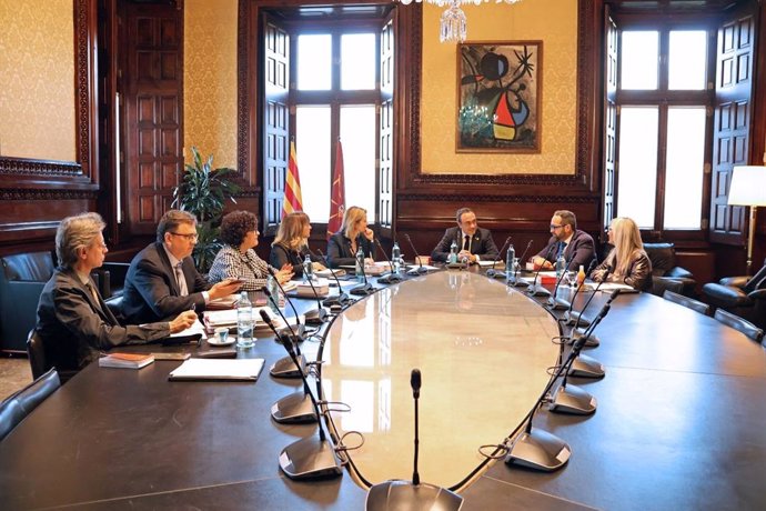 Reunión de la Mesa del Parlament.