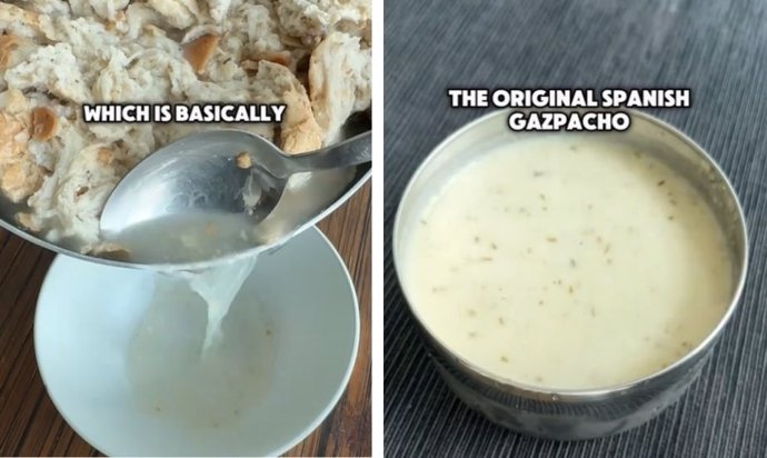 Gazpacho sin tomate: así era la receta original que comían los soldados romanos y campesinos andaluces