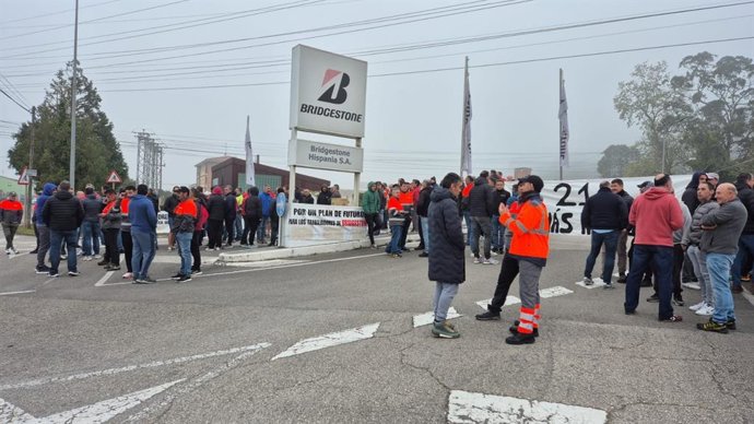 Protestas en la planta de Puente San Miguel