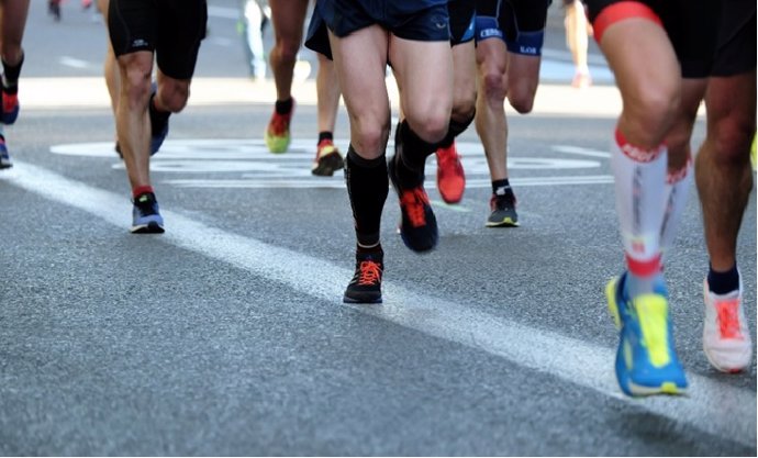 Corredores de maratón.