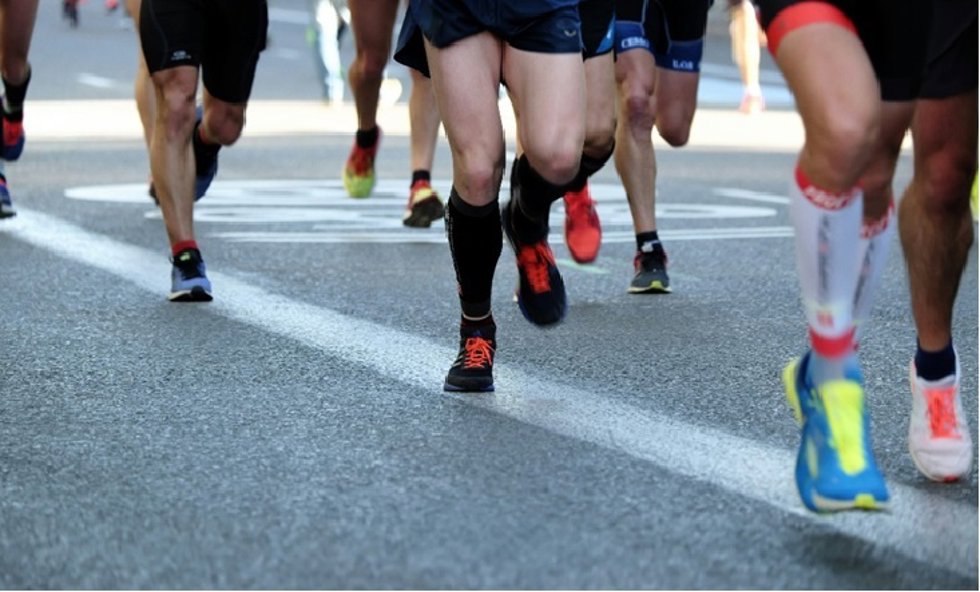 Corredores de maratón.