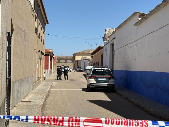 Calle del suceso mortal entre dos hermanos en La Puebla de Almoradiel (Toledo).