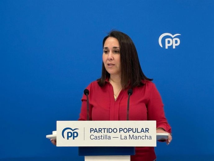 La portavoz del Partido Popular de Castilla-La Mancha, Alejandra Hernández.