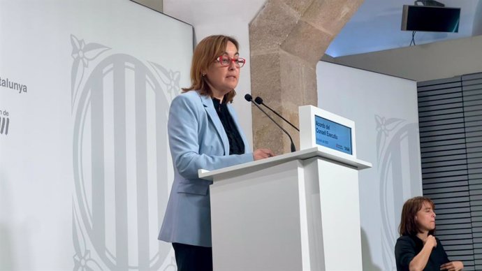 La consellera de Territori, Habitatge i Transició Ecològica i portaveu de la Generalitat, Sílvia Paneque