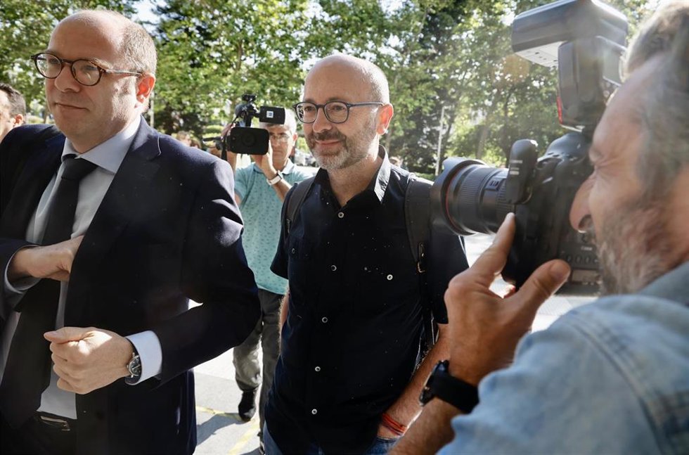 Archivo - Francis Puig a su llegada a la Ciudad de la Justicia de Valncoa