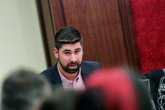 Archivo - El exportavoz adjunto del PSOE en el ayuntamiento de Móstoles y secretario general del partido en la ciudad, Alejandro Martín Jiménez.