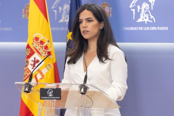 La portavoz de VOX en el Congreso, Pepa Millán