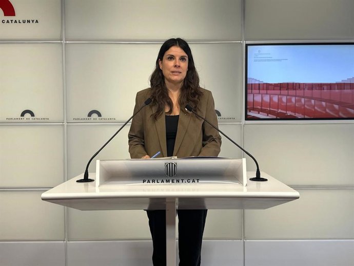 La portavoz de Junts en el Parlament, Mònica Sales