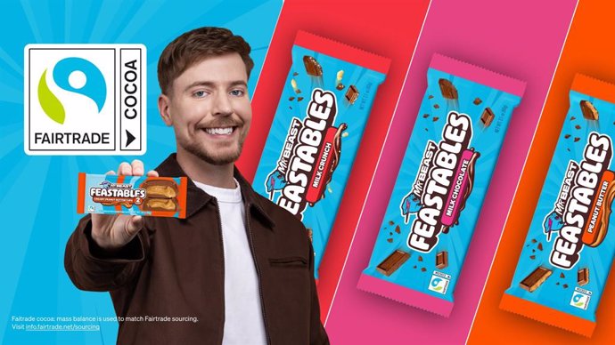 100% Of Cocoa In Feastables' Chocolate Is Fairtrade Certified