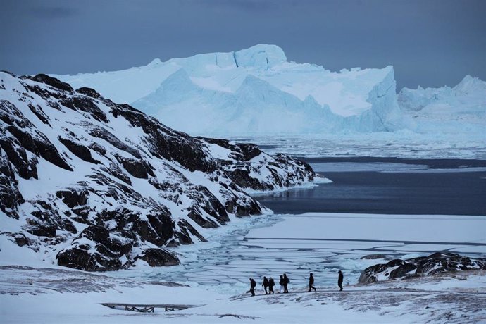 Archivo - Ilulissat, Groenlandia, a 9 de febrero de 2025.  