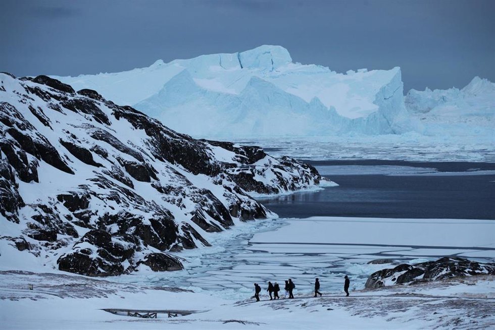Archivo - Ilulissat, Groenlandia, a 9 de febrero de 2025.  