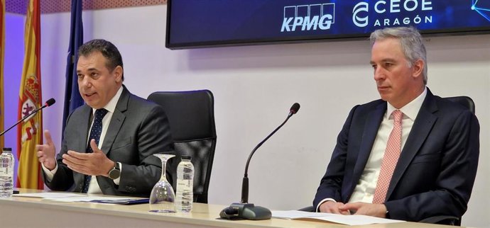 Presentación del informe 'Perspectivas Aragón 2025', elaborado por KPMG y CEOE.