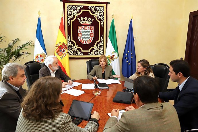 La alcaldesa de Jerez, María José García-Pelayo, en la Junta de Gobierno Local.