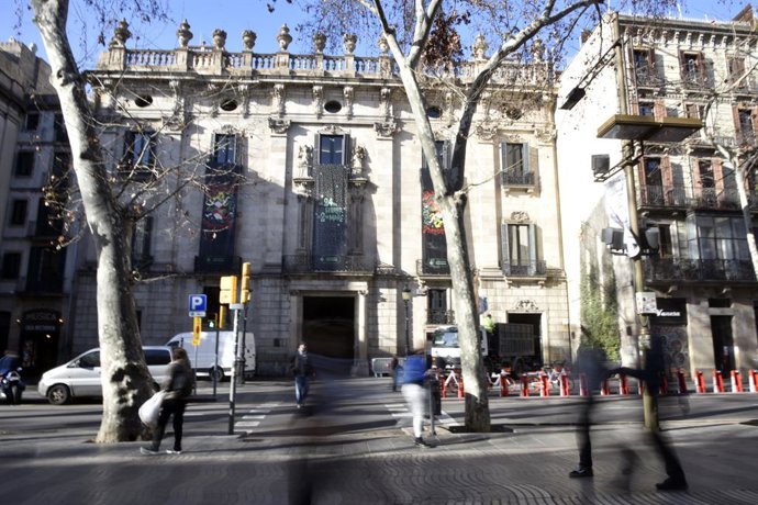 Archivo - Façana del Palau de la Virreina, seu de l'Institut de Cultura de Barcelona (Icub) 