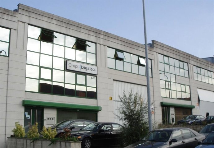 Fachada de la sede de Grupo Digalco S.L. en Bergondo, A Coruña