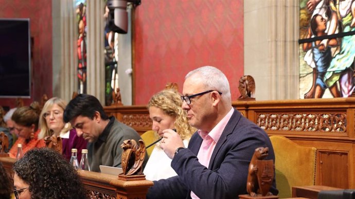 El portavoz de MÉS per Mallorca en el Consell, Jaume Alzamora. Archivo.