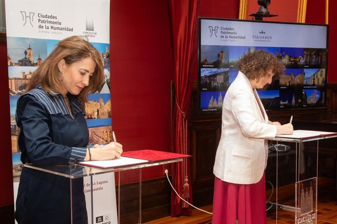 Paradores y Ciudades Patrimonio renuevan su convenio de colaboración con nuevas acciones de promoción turística.