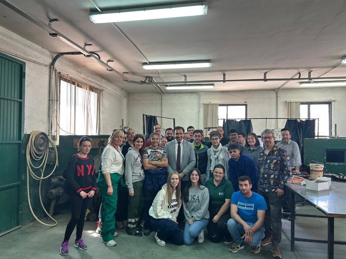 El Centro Integrado de FP de la Santa Espina acoge las primeras prácticas de incorporación a la empresa agraria.