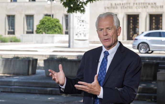 Archivo - Peter Navarro, exasesor del expresidente de Estados Unidos Donald Trump