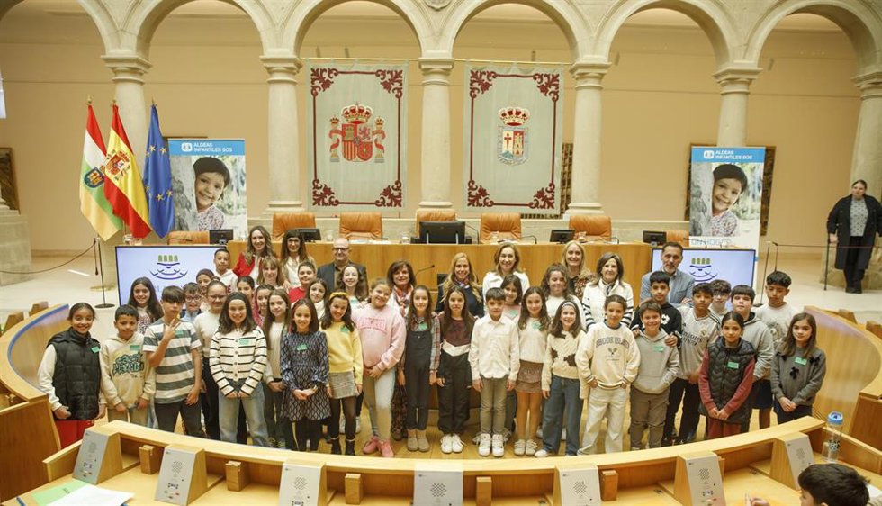 Algunos participantes en 'Diputados por un día'