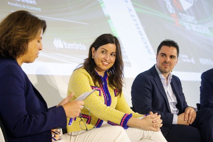 La consejera municipal de Medio Ambiente y Movilidad del Ayuntamiento de Zaragoza, Tatiana Gaudes, en la IV edición de "Tiempo de Moverse", evento sobre movilidad sostenible en Mobility City