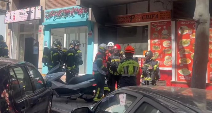 Un incendio en un restaurante de Chamartín deja cuatro personas atendidas, una con quemaduras leves