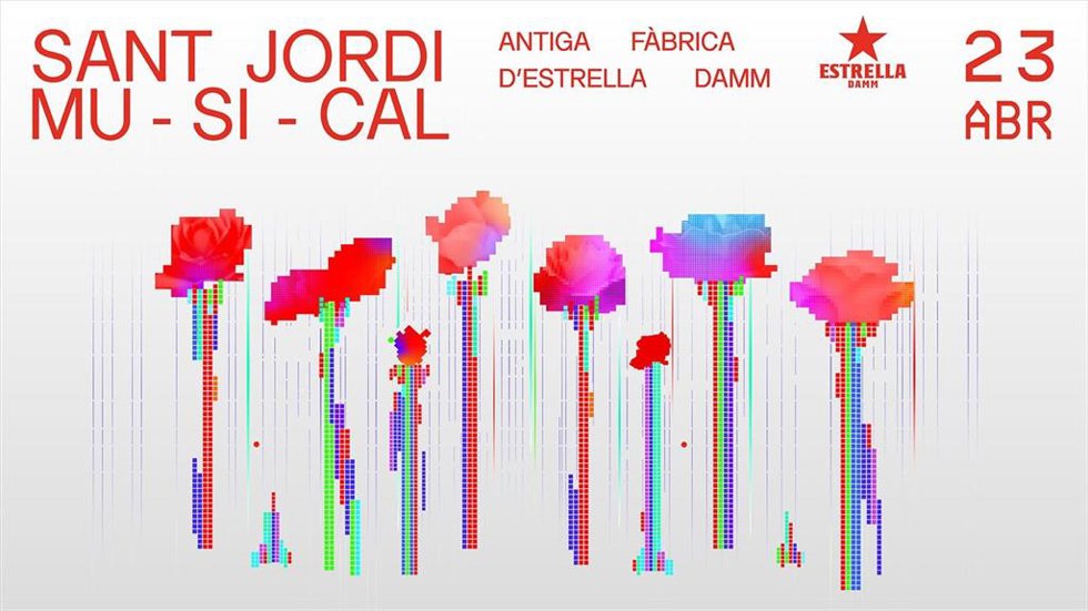 Cartel del Sant Jordi Musical de Estrella Damm de este año