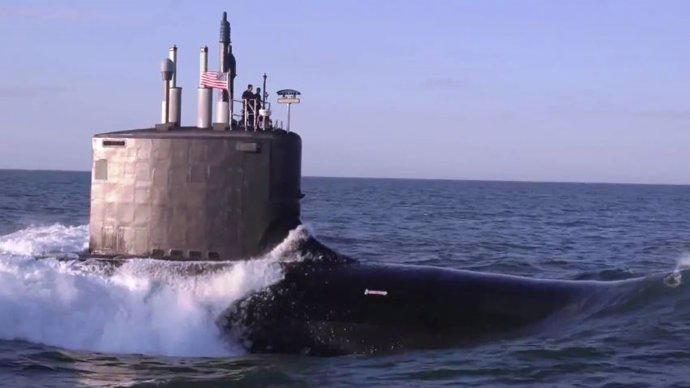Archivo - Un submarino clase Virginia de la Marina de los Estados Unidos