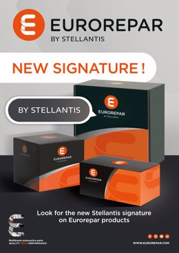El servicio multimarca de recambios de piezas Eurorepar cambia su firma a Eurorepar by Stellantis.