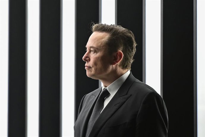 Archivo - Arquivo - FILED - 22 de março de 2022, Brandemburgo, Gruenheide: Elon Musk, CEO da Tesla, participa da inauguração da fábrica da Tesla em Berlim Brandenburg. Foto: Patrick Pleul/dpa-Zentralbild POOL/dpa