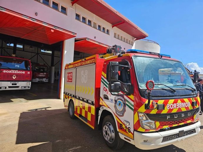 Camión del Consorcio Provincial de Bomberos de Huelva. Imagen de archivo. 