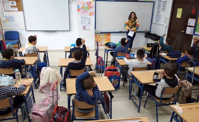 Uno de los talleres desarrollados en colegios.