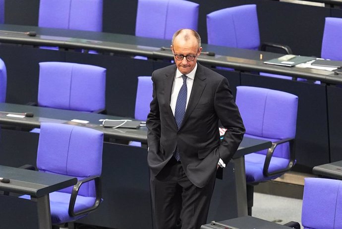 Imagen de archivo del líder de la CDU, Friedrich Merz, que se espera que sea el próximo canciller de Alemania
