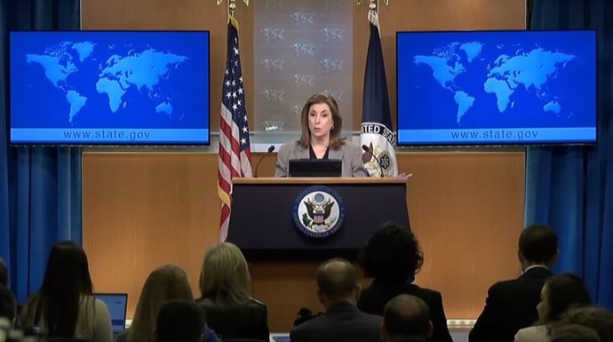 La portavoz del Departamento de Estado de EEUU, Tammy Bruce