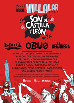 Cartel de la fiesta de Villalar organizada por el Ayuntamiento