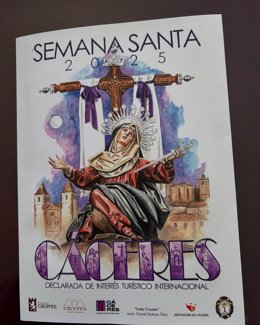 Cartel oficial de la Semana Santa de Cáceres 2025