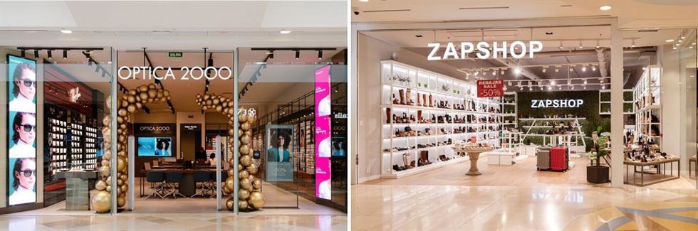 Aperturas de Zapshop y Óptica 2000 en intu Xanadú