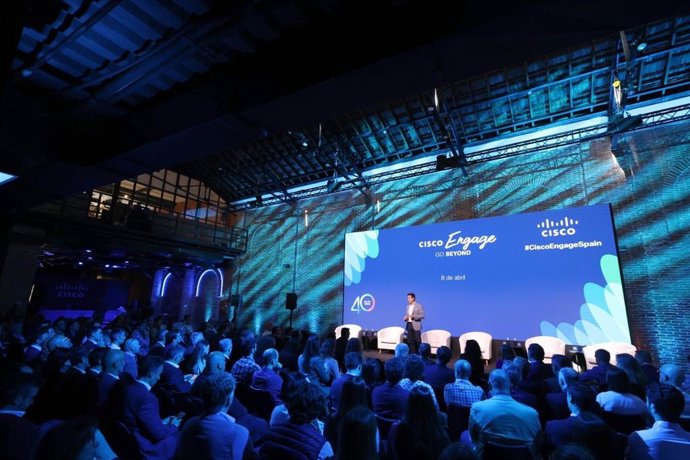 O gerente geral da Cisco para a Espanha, Andreu Vilamitjana, na reunião do Cisco Engage 2025.