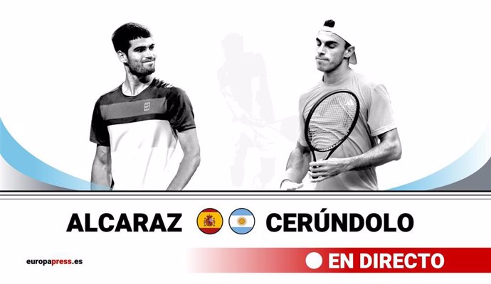 Alcaraz - Cerúndolo, segunda ronda del torneo de Montecarlo, en directo.