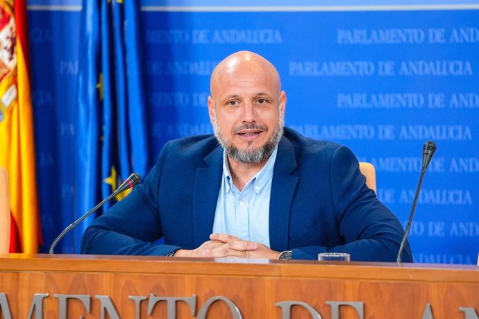 El portavoz adjunto de Vox en el Parlamento andaluz, Rodrigo Alonso, este miércoles